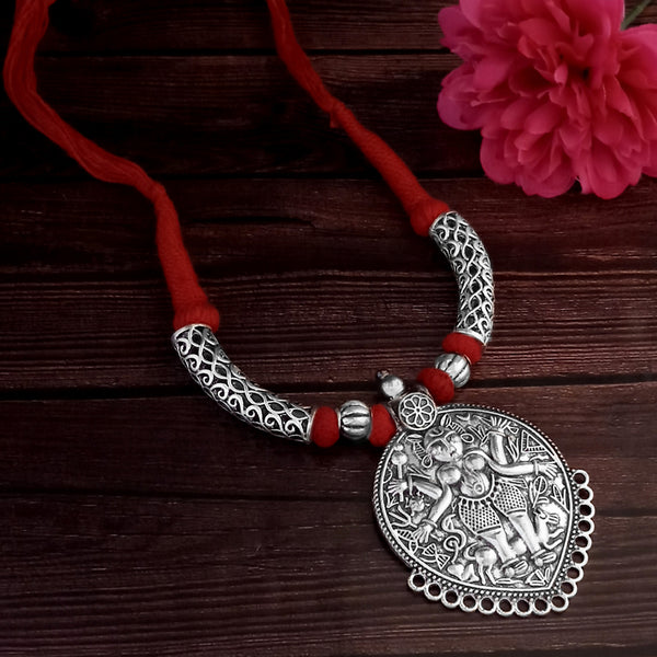 Jeweljunk Navratri Special Oxidised Necklace