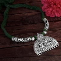 Jeweljunk Navratri Special Oxidised Necklace