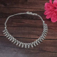 Jeweljunk Navratri Special Oxidised Plated Necklace