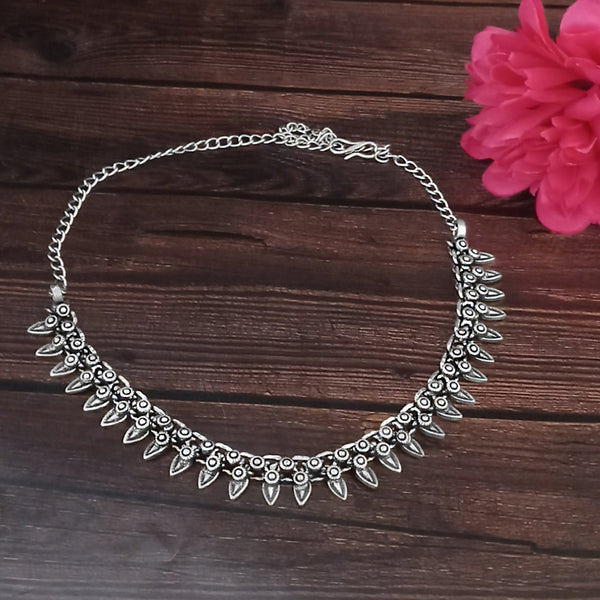 Jeweljunk Navratri Special Oxidised Plated Necklace