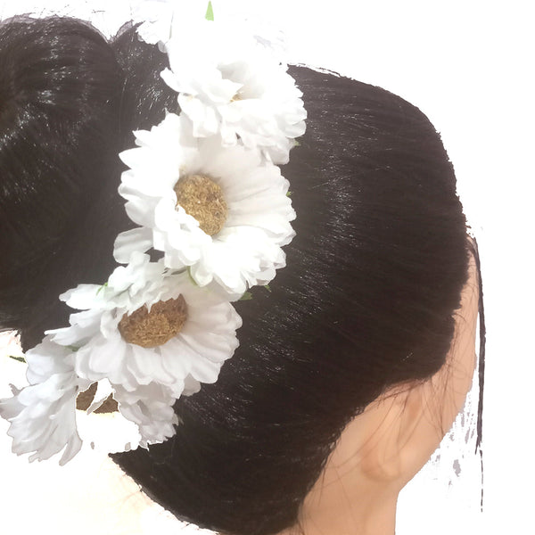 Kavyas Kreation Designer Floral Hair Brooch - 11191002WH