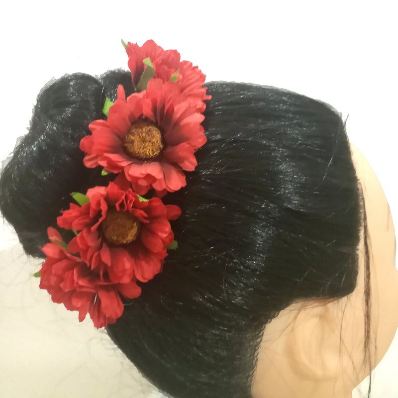 Kavyas Kreation Designer Floral Hair Brooch - 11191013RD
