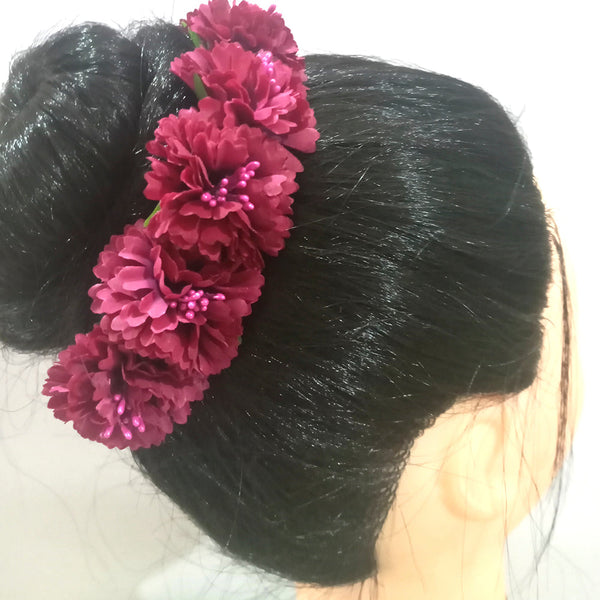 Kavyas Kreation Designer Floral Hair Brooch - 11191015PK