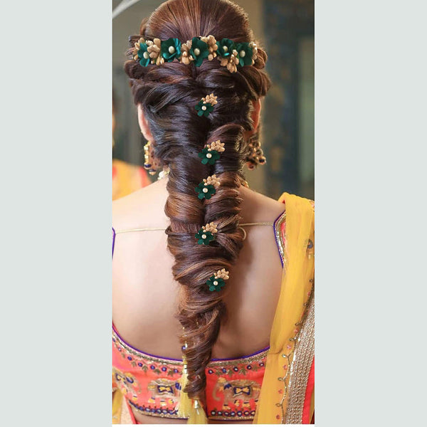 Kavyas Kreation Floral Hair Brooch