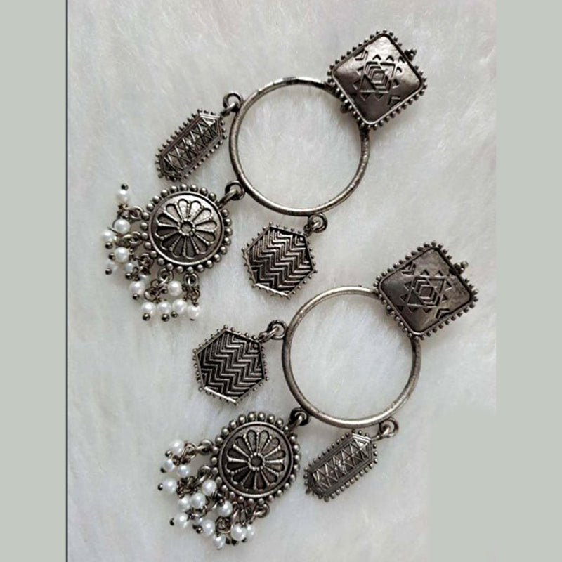 Deep Enterprises Oxidised Plated Dangler Earrings