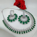 Everlasting Quality Jewels AD Stone Choker Necklace Set