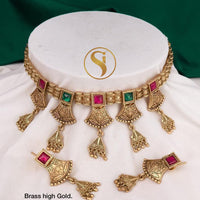 Everlasting Quality Jewels Pota Choker Necklace Set