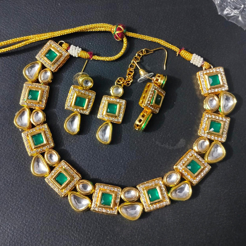Everlasting Quality Jewels Kundan Stone Choker Necklace Set
