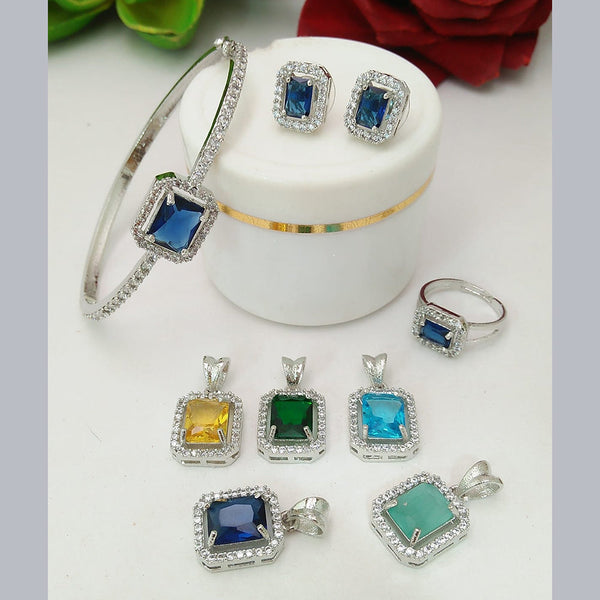 Everlasting Quality Jewels Silver Plated Combo Set