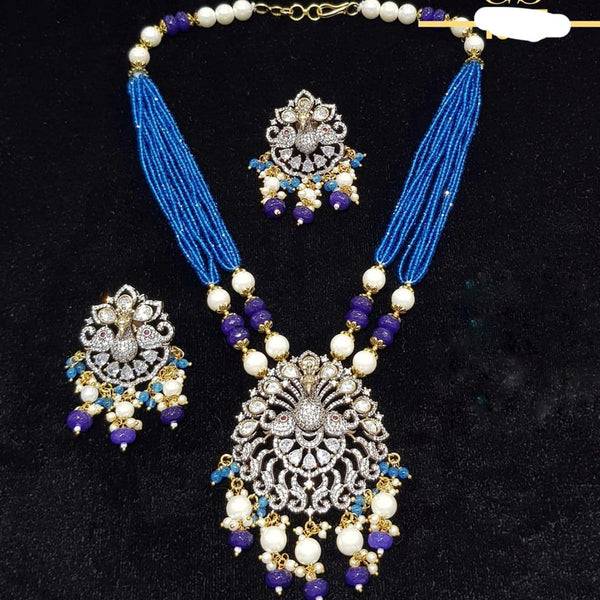 Everlasting Quality Jewels AD Long Necklace Set