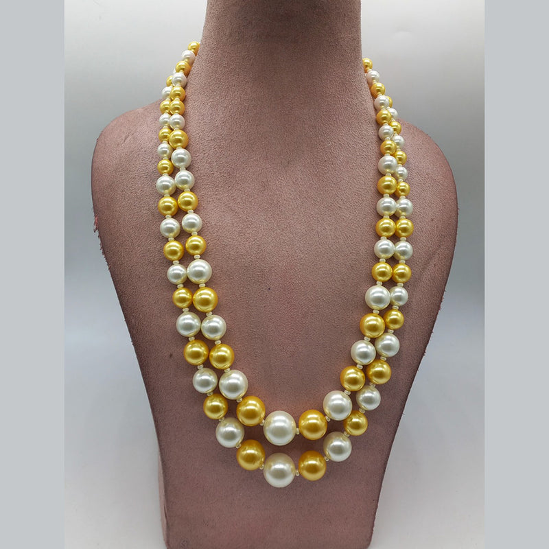 MG Beads Shellpearl Graduation Necklace