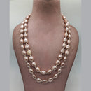 MG Beads Tsp Flat Tumble Necklace