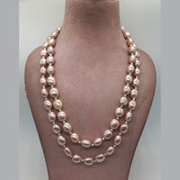 MG Beads Tsp Flat Tumble Necklace