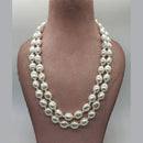 MG Beads Tsp Flat Tumble Necklace