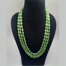 Beads Three Line Necklace