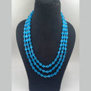 Beads Three Line Necklace