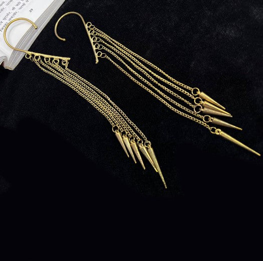 Bhavi Jewels Gold Plated Dangler Earrings