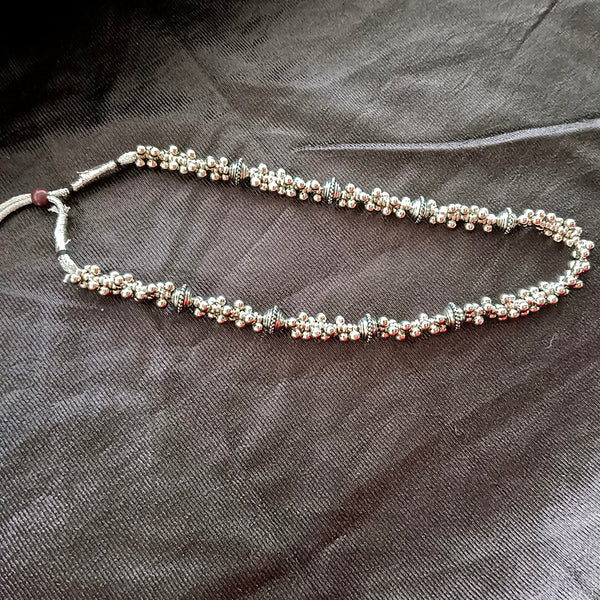 Bhavi Jewels Oxidised Palted Necklace