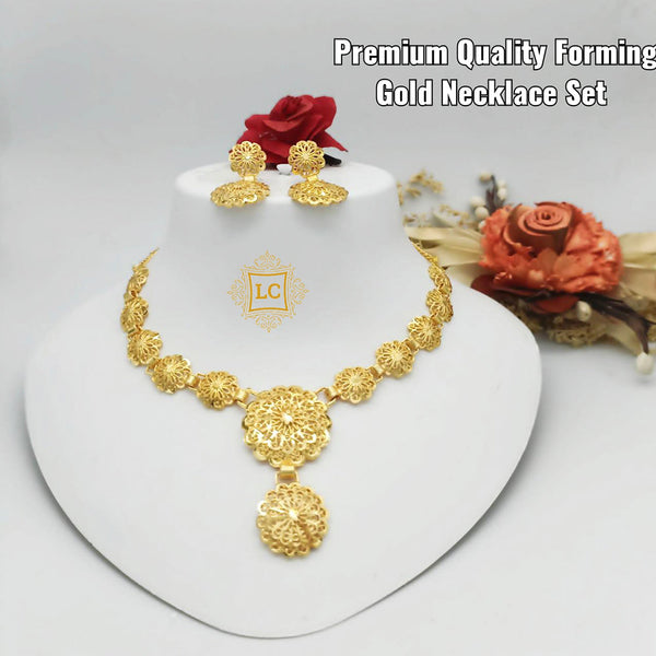 Lalita Creation Gold Plated Forming Necklace