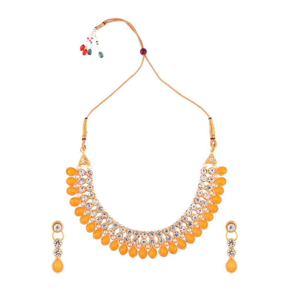 Lalita Creation Austrain Stone Necklace Set