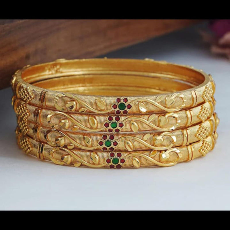 Lalita Creation Gold Plated Bangles Set