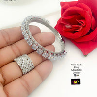 FS Collection Rose Gold Plated Jewellery Combo