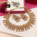 FS Collection Gold Plated Pota Necklace Set
