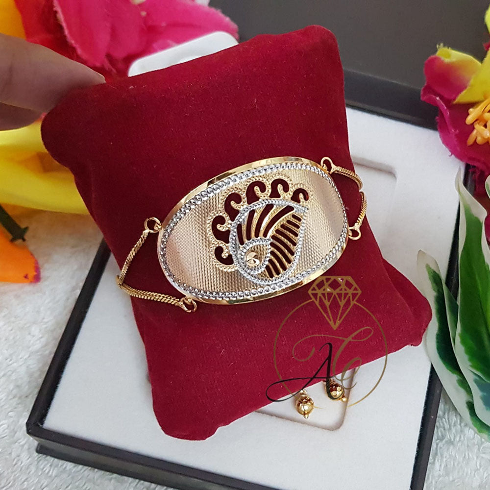 FS Collection Rose Gold Plated Bracelet