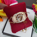 FS Collection Rose Gold Plated Bracelet