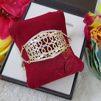 FS Collection Rose Gold Plated Bracelet
