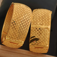 FS Collection Gold Plated Bangles Set