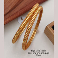 FS Collection Gold Plated Bangles Set - 11411175GL