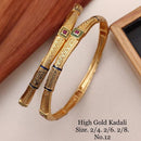 FS Collection Gold Plated Bangles Set - 11411177GL
