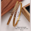 FS Collection Gold Plated Bangles Set - 11411178GL