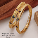 FS Collection Gold Plated Bangles Set - 11411180GL