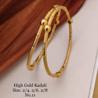 FS Collection Gold Plated Bangles Set - 11411184GL