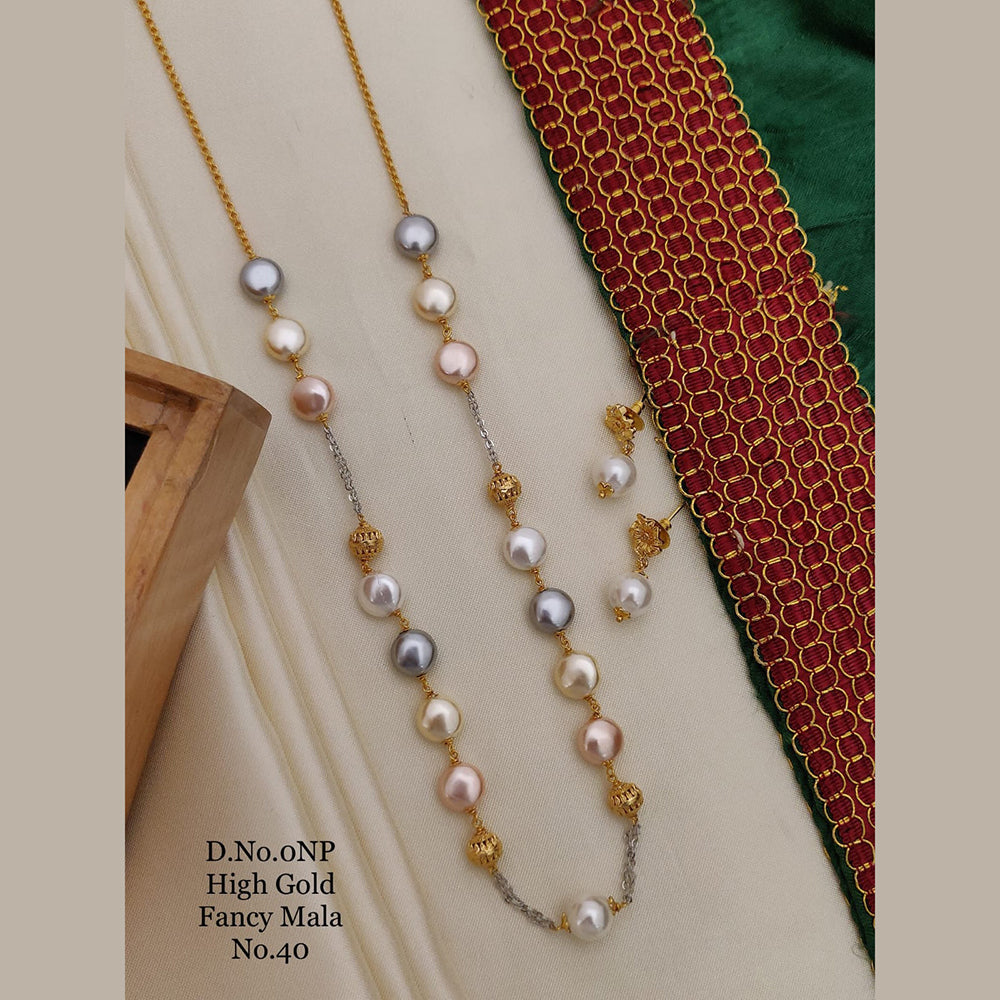 FS Collection Gold Plated Necklace Set
