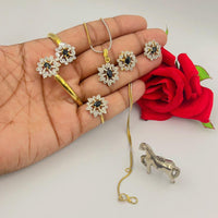 FS Collection  Gold Plated Jewellery Combo