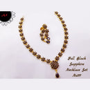 FS Collection Ad Stone Gold Plated Choker Necklace Set