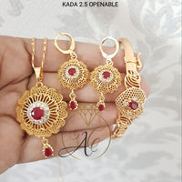 FS Collection Gold Plated Jewellery Combo