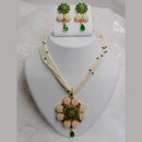 FS Collection Ad Stone Gold Plated Necklace Set