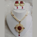 FS Collection Ad Stone Gold Plated Necklace Set