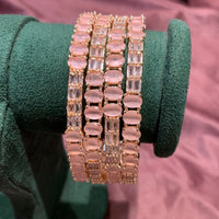 FS Collection AD Stone  Bangles Set