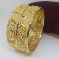 FS Collection Gold Plated Bangles Set