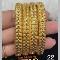 FS Collection Gold Plated Bangles Set