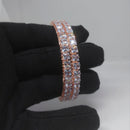 FS Collection Gold Plated Ad Stone Bangles Set