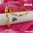 FS Collection Gold Plated Bangles Set