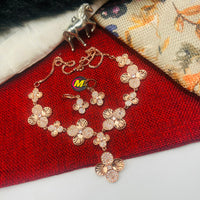 FS Collection Austrian Stone Necklace Set