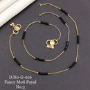 FS Collection Gold Plated Fancy Moti Payal
