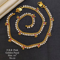 FS Collection Gold Plated Fancy Payal